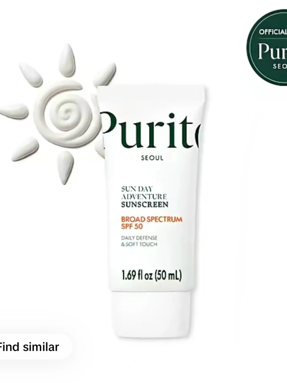 Sun Day Adventure Broad Spectrum SPF 50 Sunscreen - White